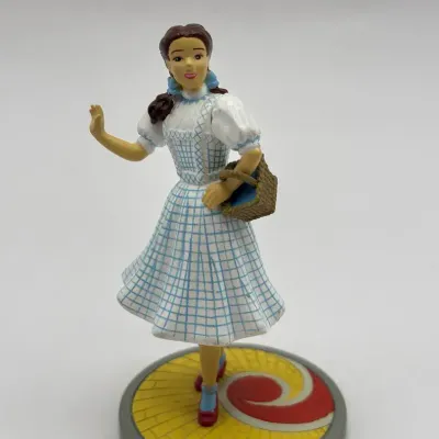 Vintage Wizard Of Oz Dorthy Figure On Yellow Brink Road