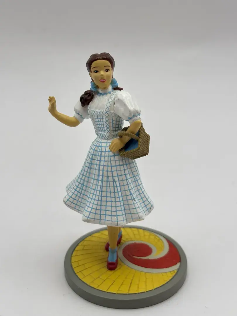 Vintage Wizard Of Oz Dorthy Figure On Yellow Brink Road