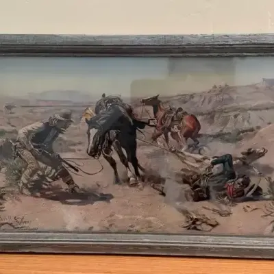 ‘The Cinch Ring’ By CM Russell (1909)