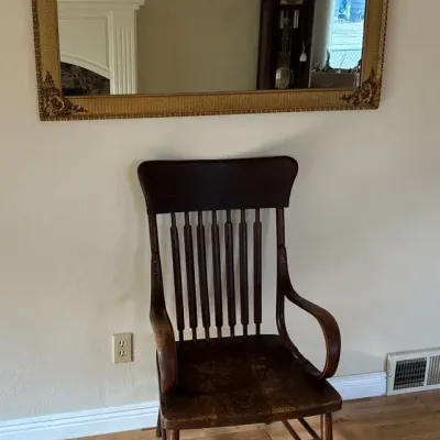 Decorative Mirror & Chair 