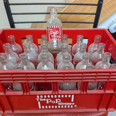 The Pop Shoppe Carrier Case W/ 24 10 Oz Bottles Started In 1969