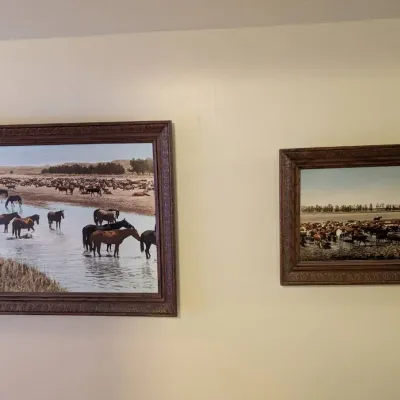 LA HUFFMAN Print By J. Coffrin 