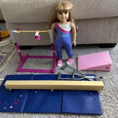 American Girl McKenna Brooks 2012 Girl of the Year Doll & Gymnastics Set 