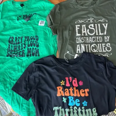 Graphic Tee Shirt Lot For Women’s Small-medium, Funny Graphic Tee