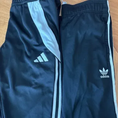 Boys Adidas Track Pants Set Of 2 Small Boys/ XS MENS