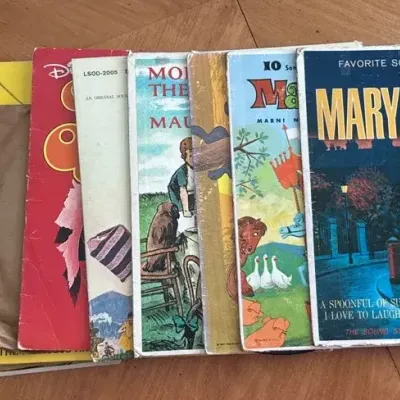 Lot Of Kids Collection Records - Mary Poppins, Little Red Riding Hood, Jungle Book 