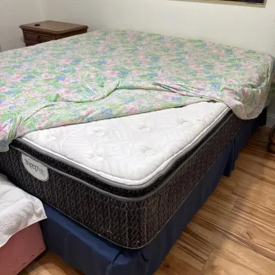 King Size Bed Frame With Mattress And Box Spring 