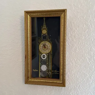 Vintage Ammon of London “Big Ben” Horological Clock Parts Collage