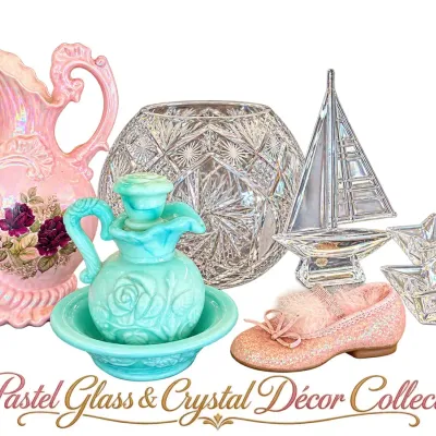 Pastel Glass & Crystal Décor Collection