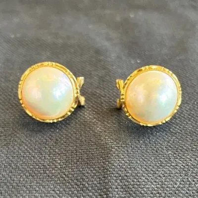 14k Gold Accented Earrings