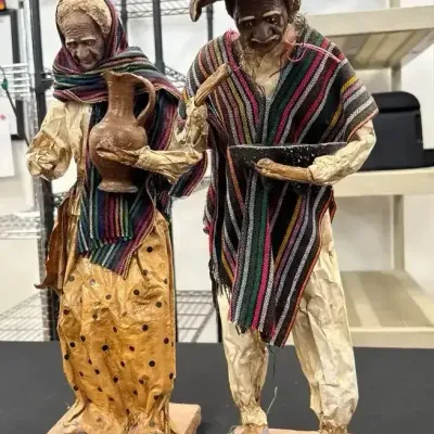 Paper-Mache Mexican Figures