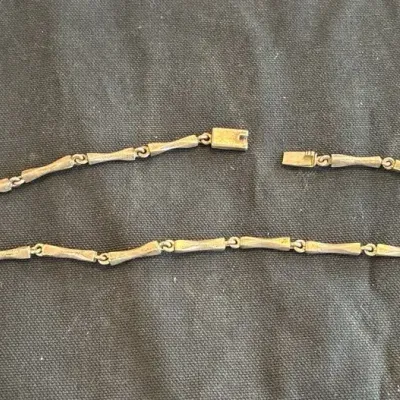 Sterling Silver Mexican Necklace 