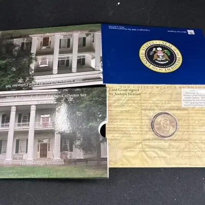 2008 Andrew Jackson $1 Coin Collector Set Volume 7 