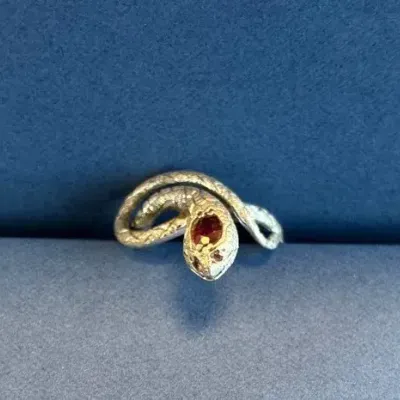 Sterling Silver Snake Ring 