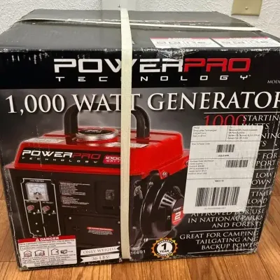 Power Pro 1000 Watt Generator 