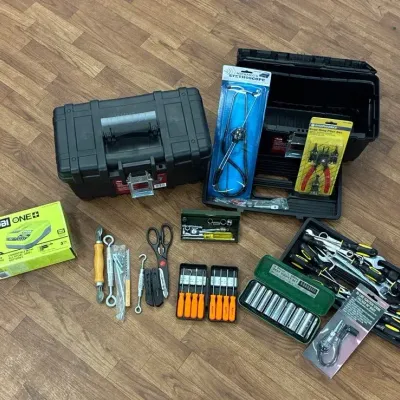 Husky Tool Boxes & Assorted Tools