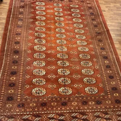 Hand Knotted Boukara Woolen Carpet 