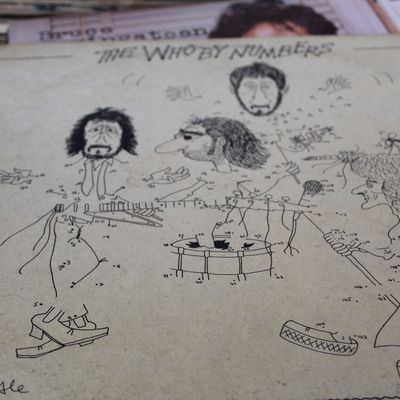 Vinyl LP record album cover for 'The Who by Numbers' by The Who, featuring illustrated connect-the-dots artwork by John...