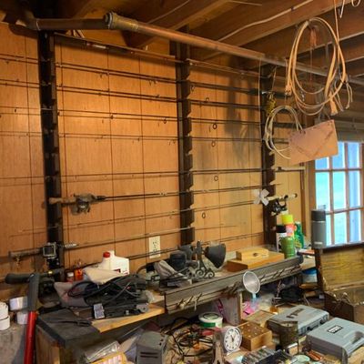 Many rods and reels 
