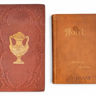 1852 Chesterfield's Letters & "Don't" Manners Book