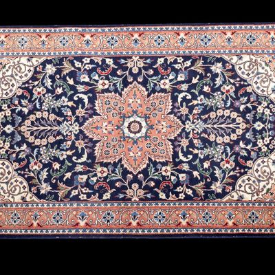 Hand-Knotted Persian Area Rug