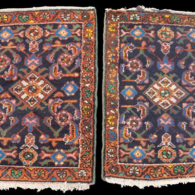 (2) Wool Persian Mats