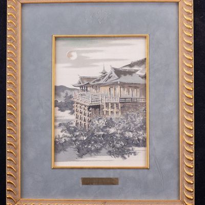 Kiyomizu Temple Print in Frame