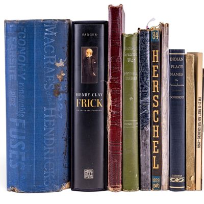 Antique & Vintage PA, US History Books (12pcs)