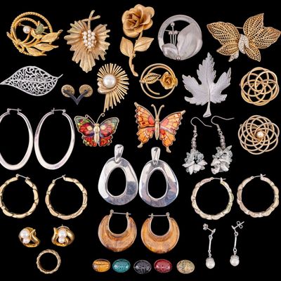 Brooches and Earrings