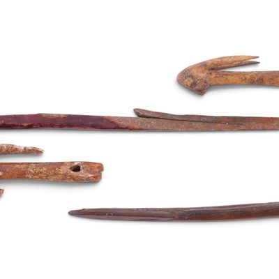 Inuit Harpoon and Fish Hook Artifacts