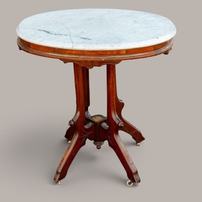 Victorian Walnut Parlor Table