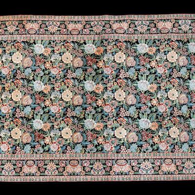 Hand-Knotted Wool Area Rug