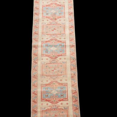 Turkish Geometric Runner Rug