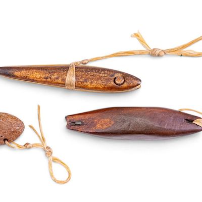 Inuit Eskimo Fish Decoy Artifacts