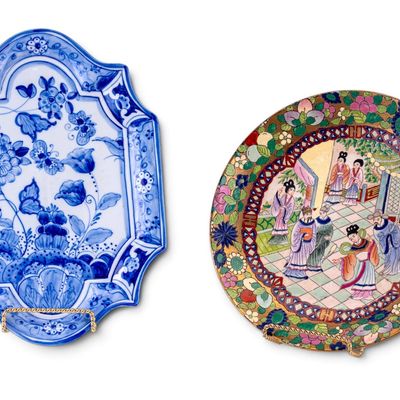 Unusual Shape + Highly Decorated Plates