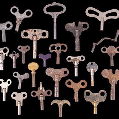 Antique Clock Keys