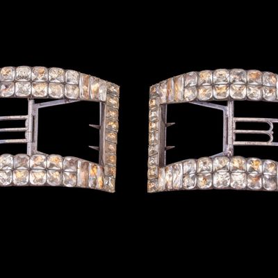 18th C "Artois" Shoe Buckles