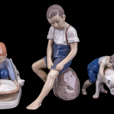 Bing & Grondahl Porcelain Figurines (3)