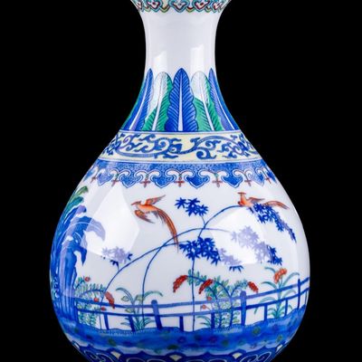Chinese Blue and White Bottle Vase