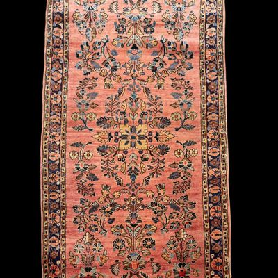 Semi Antique Sarouk Area Rug