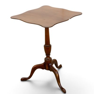 Kittinger Mahogany Tilt-Top Candle Stand