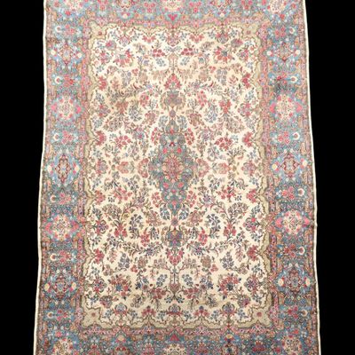 Semi Antique Persian Kerman ~ 10.5'X16.75'