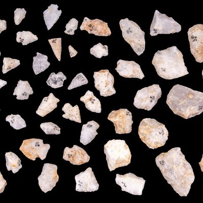 Native American Massawomeck Quartz Artifacts