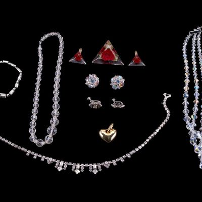 Lucite and Crystal Jewelry