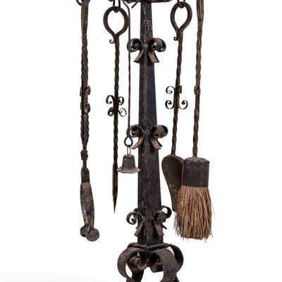 Cast Iron Fireplace Tool Set