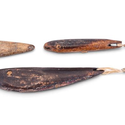Inuit Eskimo Fish Decoy Artifacts