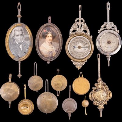 Antique Clock Pendulum Weights