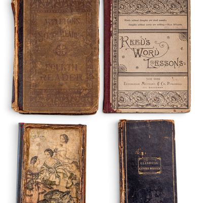 19th & 20th C Writing, Reading, Spelling Books (4)