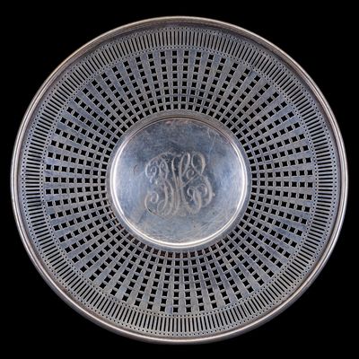 Sterling Silver Watrous Pierced 11" Dia Tray