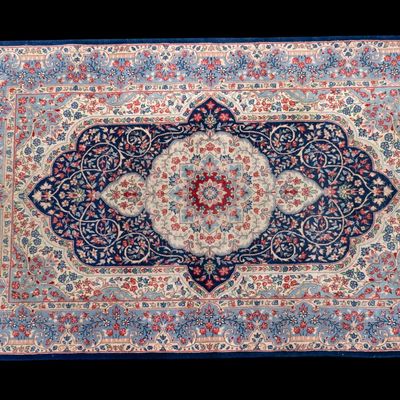 Hand-Knotted Persian Area Rug